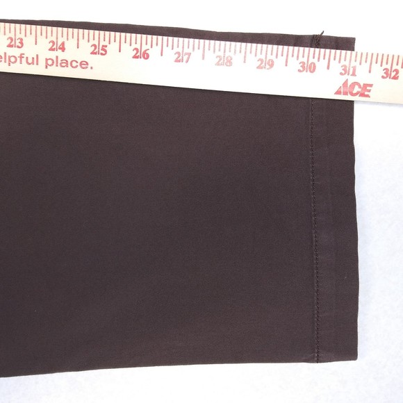 MICHAEL Michael Kors Brown Cargo Pants Women Size 16W Long Tall Stretch 8 Pocket - Picture 9 of 9